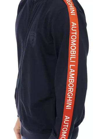 Blaues Polyester-Herren-Sweatshirt