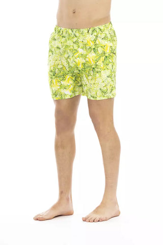 Bañador verde de poliéster para hombre  