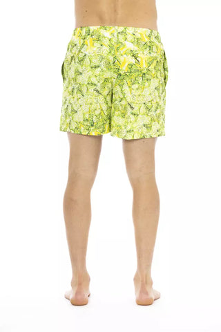 Bañador verde de poliéster para hombre  