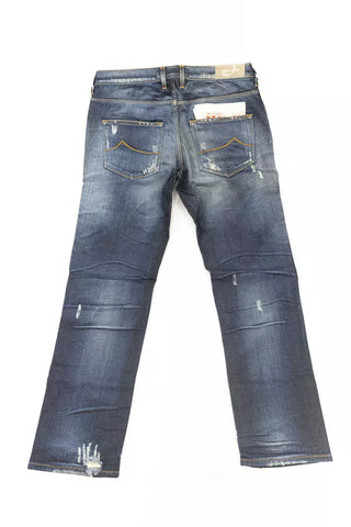 Jeans y pantalones de algodón azul