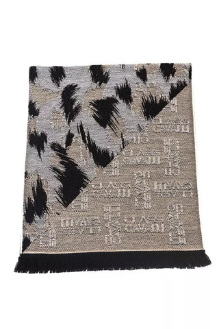Bufanda de lana beige para hombres