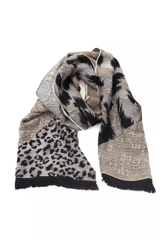 Bufanda de lana beige para hombres