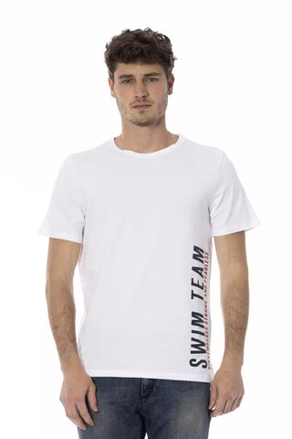 Weißes Baumwoll-Herren-T-Shirt