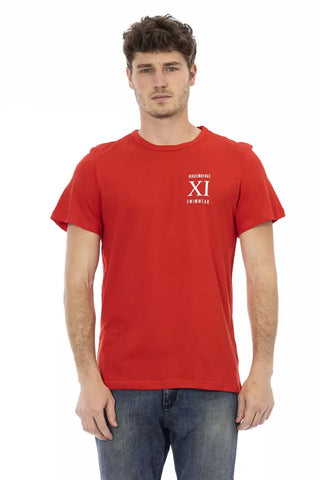 Black Cotton Men T-Shirt