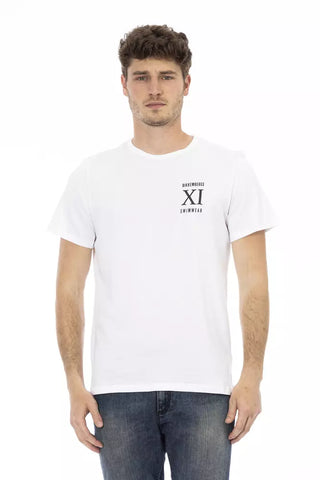 Camiseta de algodón blanca