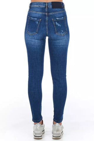 Blaue Sonstige Fasern Damenjeans