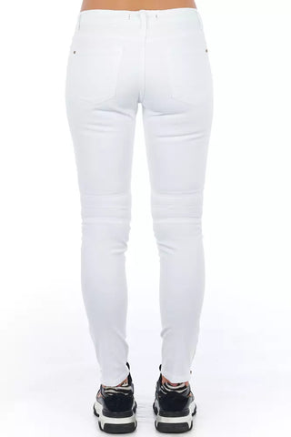 White Cotton Women Jeans