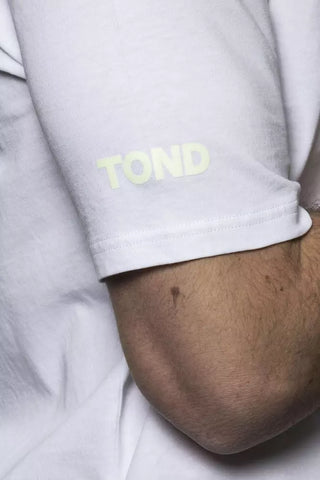 Weißes Baumwoll-Herren-T-Shirt