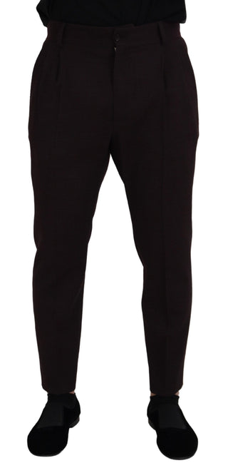 Pantalones chinos marrones de algodón para hombre