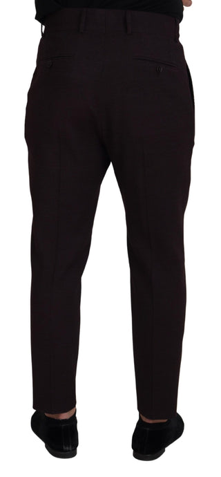 Pantalones chinos marrones de algodón para hombre