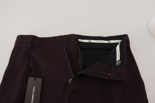 Pantalones chinos marrones de algodón para hombre