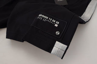Bermudas cargo casuales negras