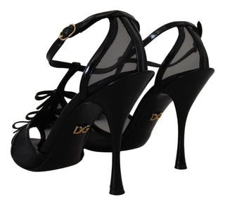 Sandalias de tacón alto stilettos negras