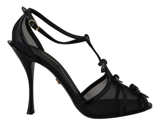 Sandalias de tacón alto stilettos negras
