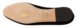 Schwarze DG Sacred Heart Patch Slipper
