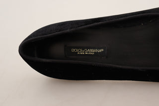 Schwarze DG Sacred Heart Patch Slipper