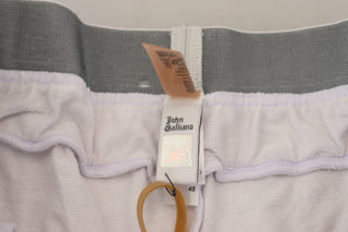 Pantalones jogger blancos para hombre con logo de algodón