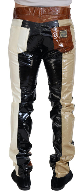 Multicolor Shining Slim Fit Men Denim Jeans