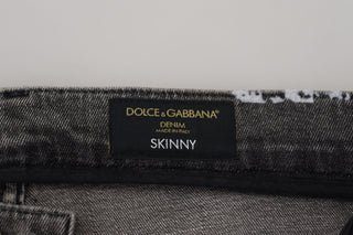 Multicolor Cotton Tie Dye Skinny Denim Jeans