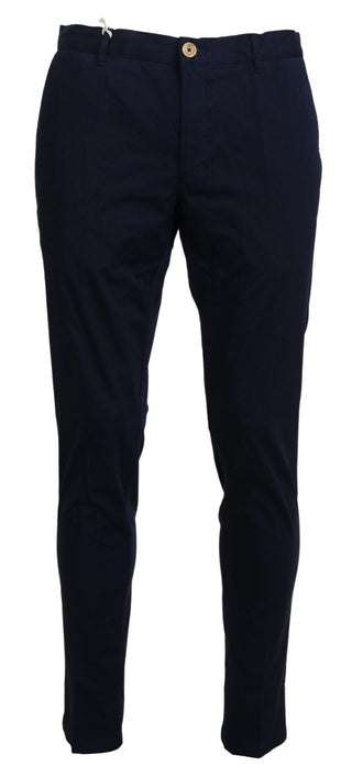 Dunkelblaue Herren-Jeans aus Baumwolle (Skinny Fit)