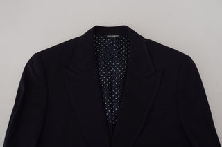 Blazer formal Taormina de lana azul  