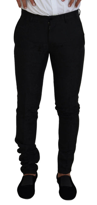 Black Polyester Men 2 Piece MARTINI Suit