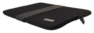 Funda acolchada negra para bolsa con cremallera  