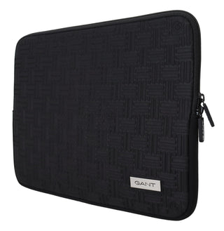 Funda acolchada negra para bolsa con cremallera  