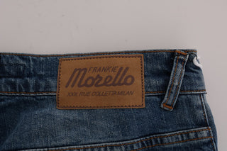 Jeans ajustados de lavado azul desgastado Dunfermile