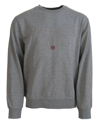 Sudadera gris para hombre tipo pulóver
