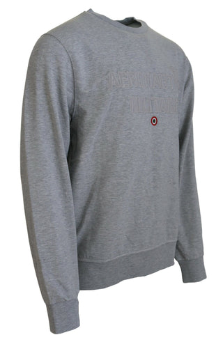 Sudadera gris para hombre tipo pulóver