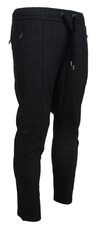 Pantalones jogger de algodón gris para hombre