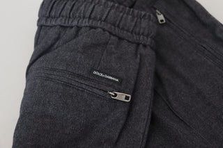 Pantalones jogger de algodón gris para hombre