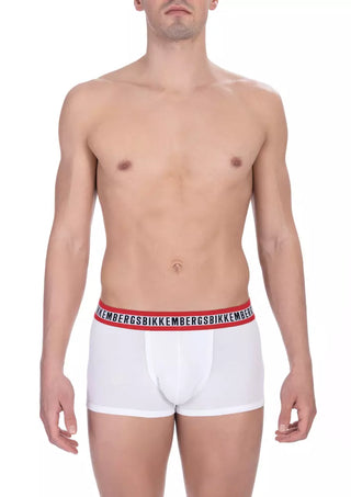 Pack doble de bóxers blancos de algodón para hombre