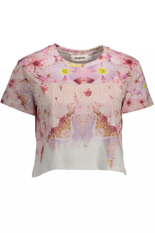 Pink Cotton Tops & T-Shirt