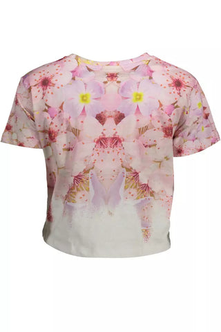 Pink Cotton Tops & T-Shirt
