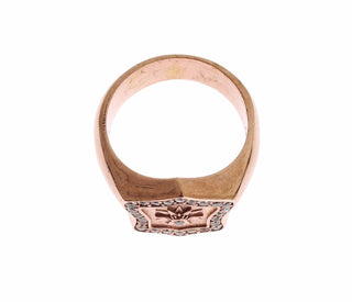 Roségold 925er Silber Echter transparenter Ring