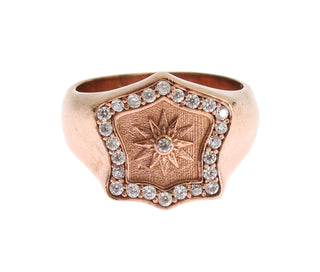 Roségold 925er Silber Echter transparenter Ring