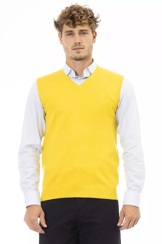 Chaqueta de viscosa amarilla para hombre