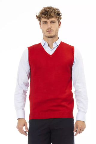 Chaqueta de viscosa roja para hombre