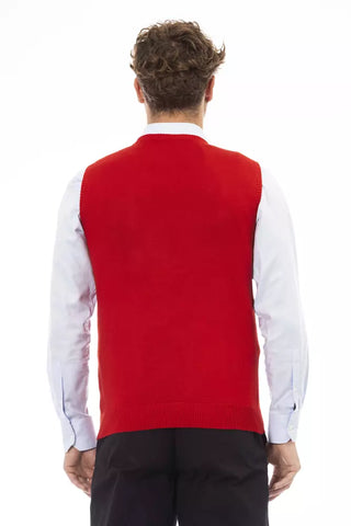 Rote Viskose-Herrenjacke