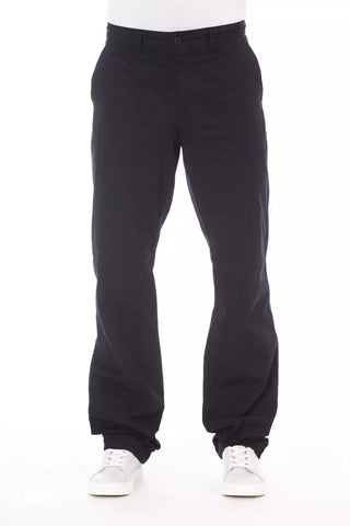 Pantalón de algodón azul para hombre