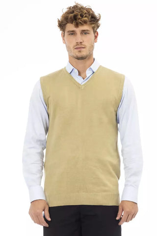 Chaqueta de viscosa beige para hombre