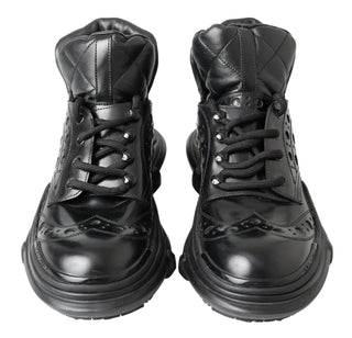 Schwarze Stiefeletten aus Leder für die Freizeit