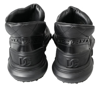 Schwarze Stiefeletten aus Leder für die Freizeit
