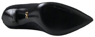 Schwarze Stiletto-Stiefel für Damen, wadenhoch