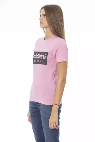 Camiseta multicolor de algodón para mujer