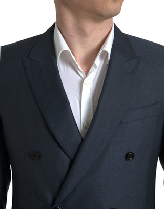 Traje MARTINI azul de 2 piezas y doble botonadura