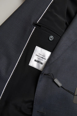 Traje MARTINI azul de 2 piezas y doble botonadura