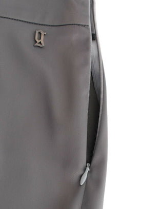 Gray slim fit pants
